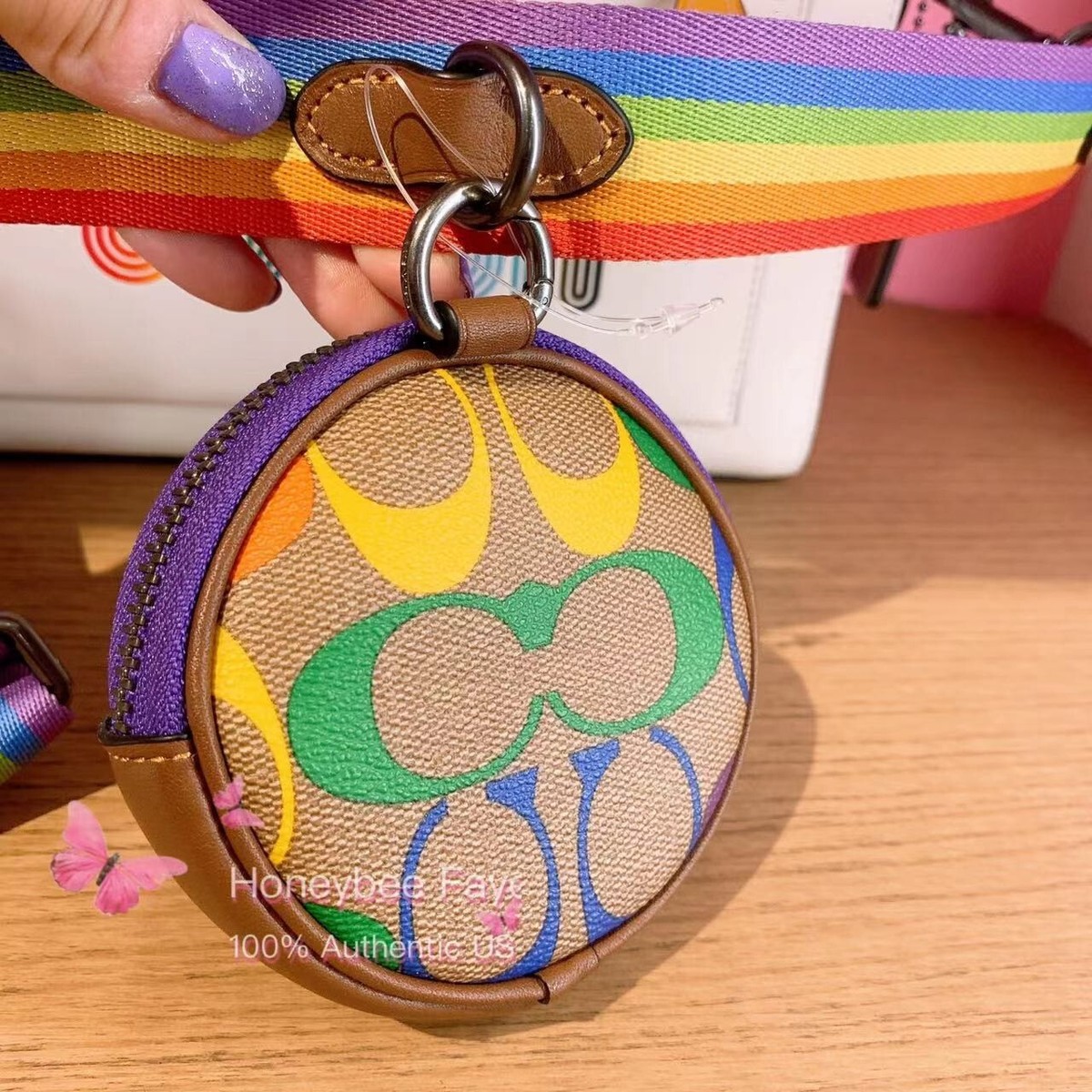 NWT Coach Holden Crossbody With Rainbow Coach | eBay