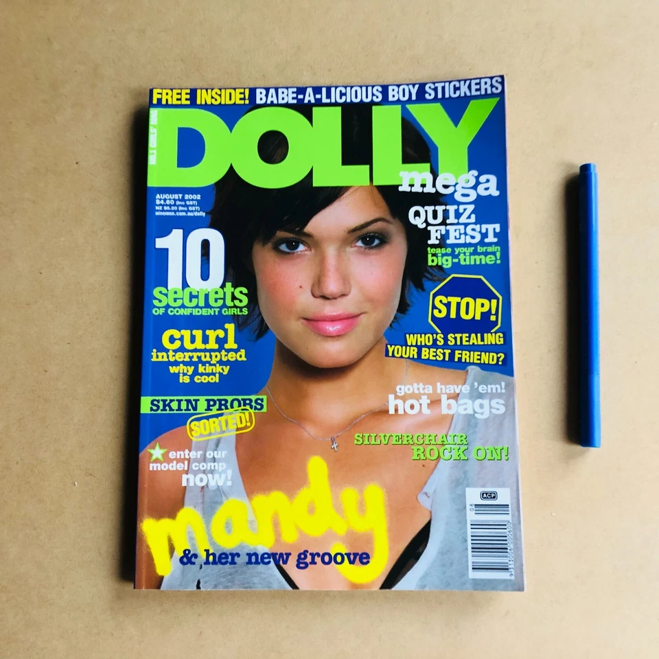 Mandy Moore Mandy & Her Groove Rare Import DOLLY Magazine & Celebrity Stickers Foto 4 de 4