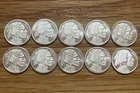 10 INDIAN HEAD / BUFFALO 1 GRAM .999 FINE SILVER ROUNDS