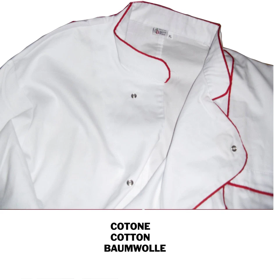 Giacca pizzaiolo "bianco" cod:8026 - Immagine 2 di 4