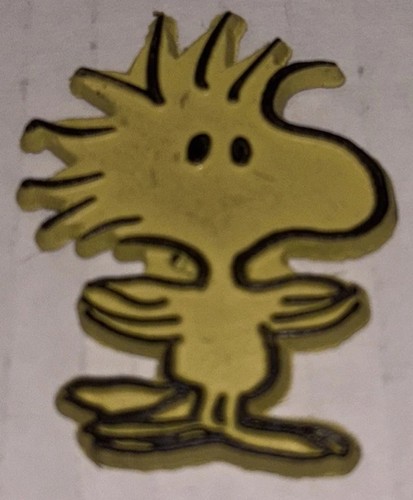 Vintage Woodstock Rubber Fridge Standings Magnet Peanuts Bird Snoopys Pal Rival