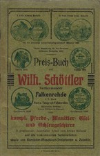 Katalog sprzedaży. Uprzęże dla koni i wołów, siodła, jeździectwo, broszka.1914,89 S