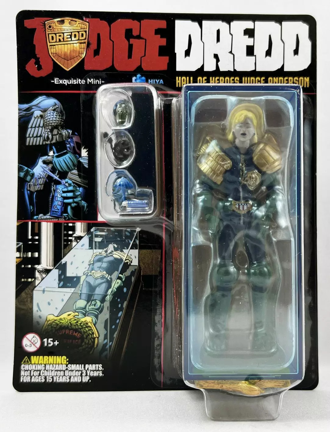 Figurine Judge Anderson Hiya Toys 1:18 pour collectionneurs de la BD 2000 AD