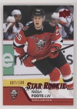 2020-21 Upper Deck AHL Star Rookies Exclusives 7/100 Nolan Foote #163 z1b