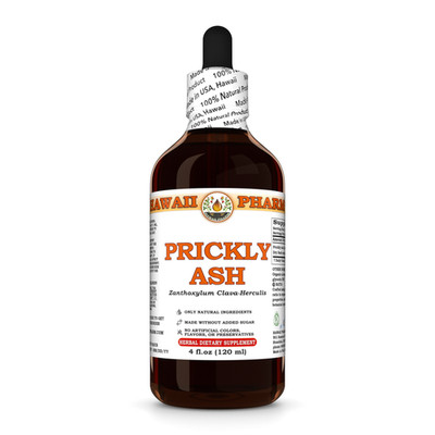 Prickly Ash (Zanthoxylum Clava-herculis) Dried Bark Liquid Herbal Extract