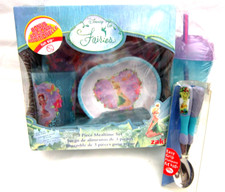 Heart Shape Tinkerbell Mealtime Dinnerware Set Plate,Bowl,Cup,Tumbler,&Flatware