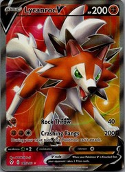 Lycanroc V (Full Art) 187/203 Evolving Skies