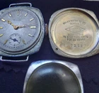 Original 1930s Tudor Mens Watch, Vintage Rolex Snowite Case, Running Rebberg 15J
