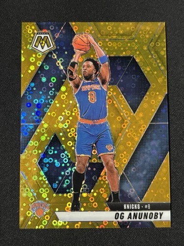 2024-25 Panini Mosaic Gold Disco #123 OG Anunoby /10 NY Knicks SSP