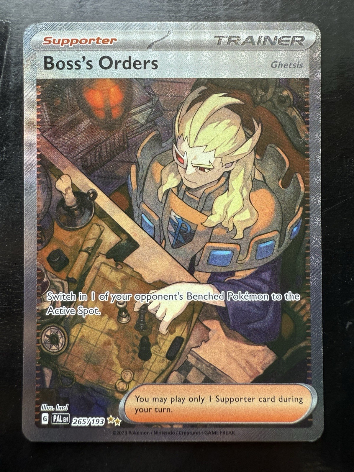 Pokemon Boss's Orders 265/193 Sv02: Paldea Evolved Holo (NM)