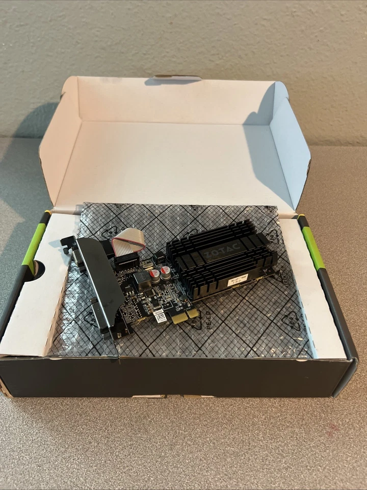 Zotac ZT-71304-20L graphics PCI-E 64BIT card, NVIDIA GeForce GT 710 1GB GDDR3 - Image 2 of 4