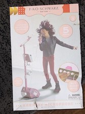 FAO Schwarz Stage Stars Karaoke Microphone with Stand and Tablet Holder Ages 3