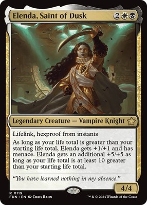 MTG Elenda, Saint of Dusk [Foundations] Near Mint Magic