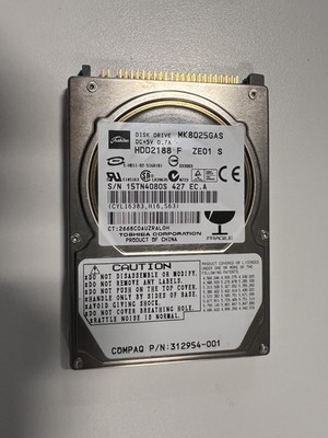 Toshiba 80GB 2.5'' IDE Laptop Hard Drive