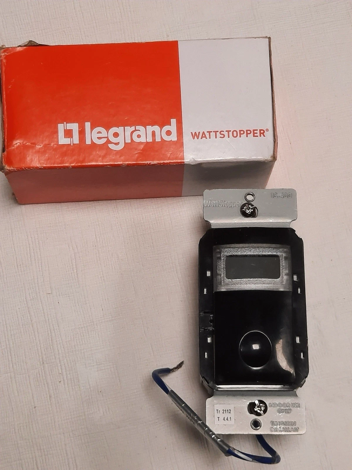 Legrand Wattstppper Black Digital Timer Switch TS-400-B New Old Stock