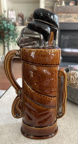 Ballantine's 1969 Golf Bag Scotch Whiskey Liquore Decanter Bottiglia vuota #185 - Foto 3 di 7