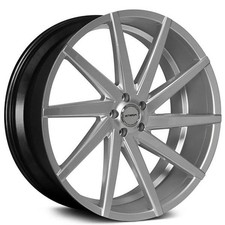 22x9 Strada Wheels Sega Silver Machined Rims 4pcs