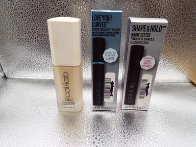 lot of 3 COL-LAB makeup black Mascara & highlighting liquid new sealed col lab