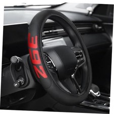 Non-Slip Car Leather Steering Wheel Cover Steering Wheel Protector Fit 392Red