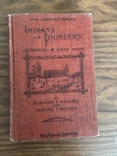 1901 Blanche Hazard Concord, MA Samuel Dutton Brookline INDIANS AND PIONEERS