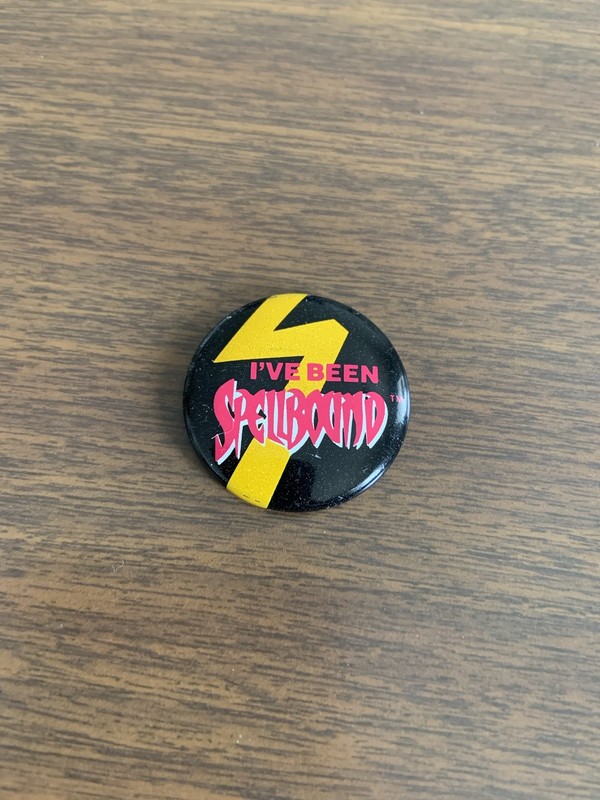 Vintage I’VE BEEN SPELLBOUND Promo Pin MARVEL COMICS 1987