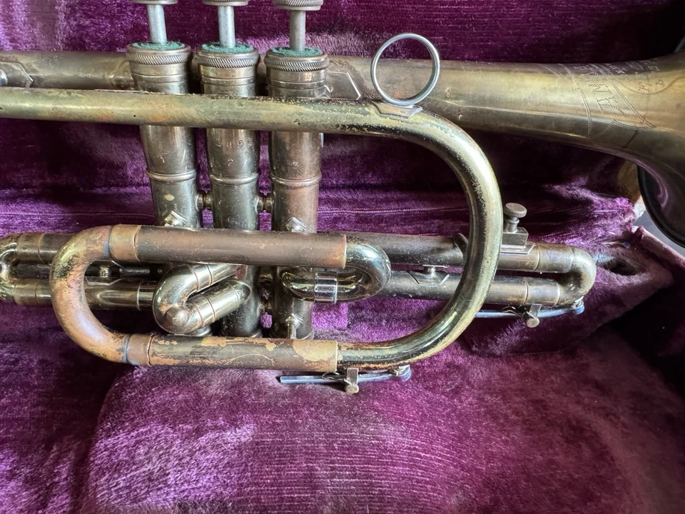 Vintage Olds And Sons Trumpet/Cornett 1949 - Image 3 of 4