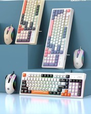   K-Snake KM800 Pro Wired Gaming Backlit Color Computer Keyboard Mouse Set pd 18z