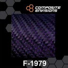Purple Reflections Carbon Fiber Fabric 2x2 Twill 3k 5.9oz/200gsm-Sample