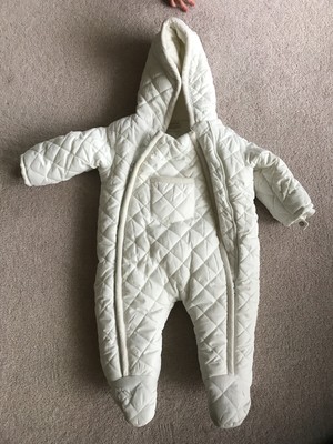 mamas and papas quilted pramsuit
