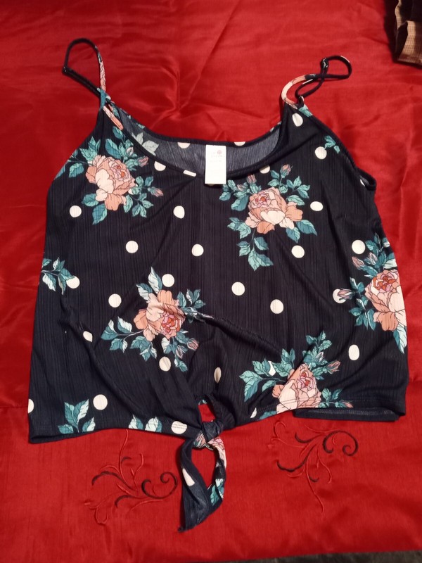 Girls Womans Dress Up String Camisole Tank Top size XL 16-18 Secret Treasure