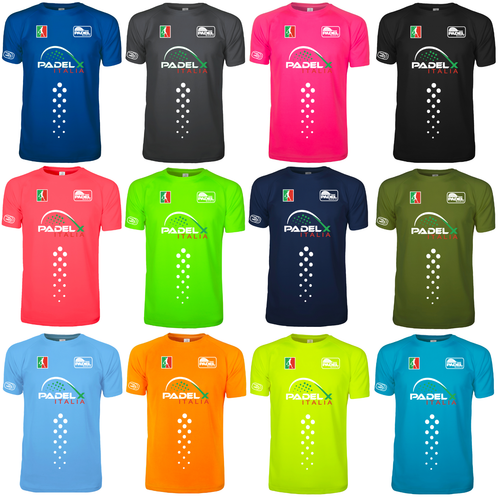 Maglia PADEL gara Dry Fit team ITALIA, T-shirt Paddle World Champion Player  | eBay