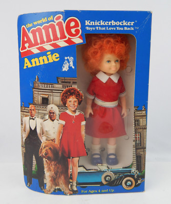 Vintage 1982 Knickerbocker The World Of Annie 6'' New in box, some yellowing