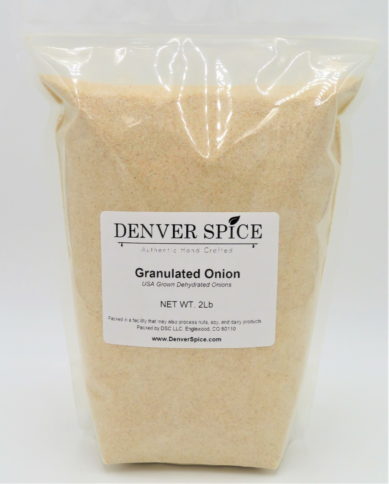 Onion, Dried & Granulated - 2 Pound - USA Grown Dehydrated Dried ...