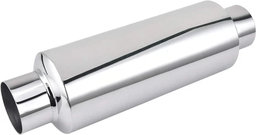 2.5" Inlet/Outlet Resonator Muffler Stainless Steel 13.8" Length US
