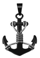 Akzent Kani Maritimer Anker AnhäNger Edelstahl Modeschmuck KettenanhäNger Unisex
