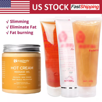 #ad #ad Fat Burning Gel Ultrasonic Massage Gel RF Cavitation Body Slimming Hot Cream US $13.98
