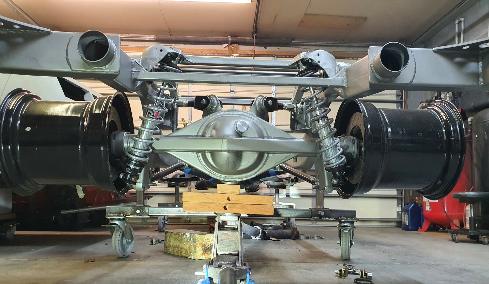 El Camino GBody Pro Street Drag Tubbed BackHalf 4Link Chassis Frame