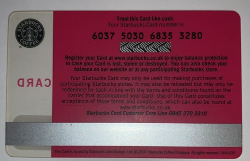 Starbucks 2007 UK Edition Paul McCartney Card - Picture 2 of 2