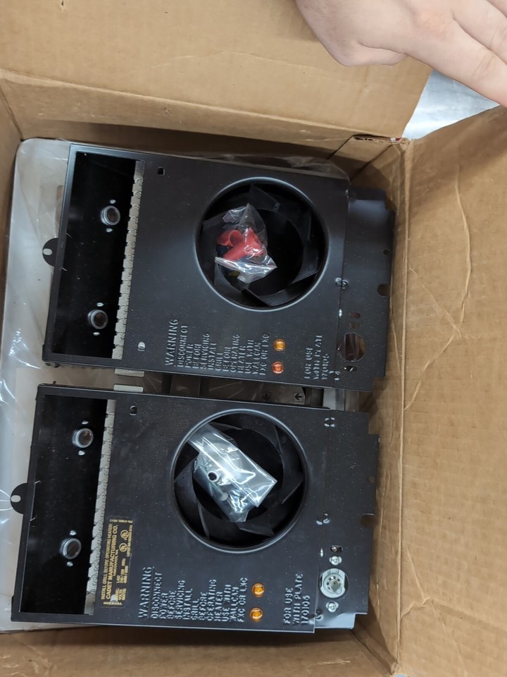 Cadet Electric Wall Heater 3000W Twin FanForced BuiltIn Thermostatic