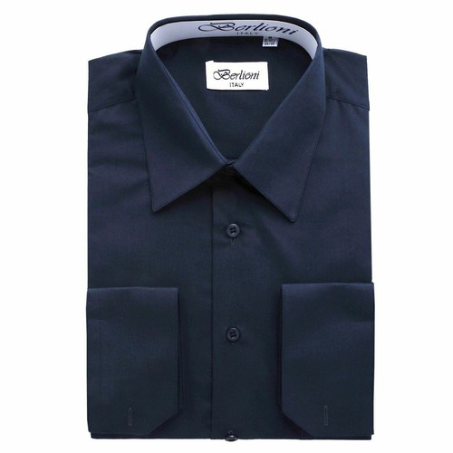 berlioni italy dress shirt French Convertible Shirt | N216