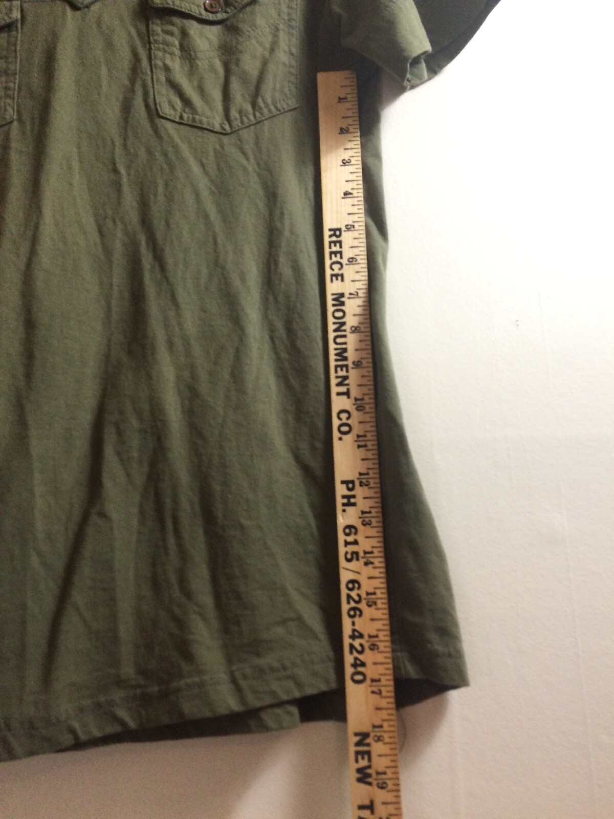 counter Intelligence corps Mens Medium Shirt Gree… - image 6