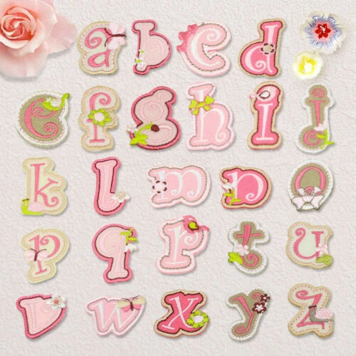 Embroidered Letters, Numbers & Words Iron - On Sewing Patches