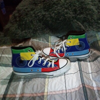 Size 5 - Converse Chuck Taylor All Star High Patchwork