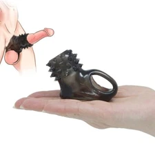 Male Scrotum Testicle Squeeze Rings Cage Penis Stretcher CBT-Enhancer Delay Ball