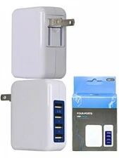 Multi-Port USB Charger LED Charging Display Wall Charger Power Port 4
