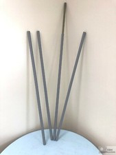 Q6012-D-36 GREY THREADED ROD COVERS 36-INCH LONG 4-PACK SUPPORTS 5/8" 1/2" ROD