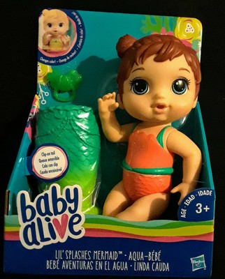 baby alive little splashes mermaid