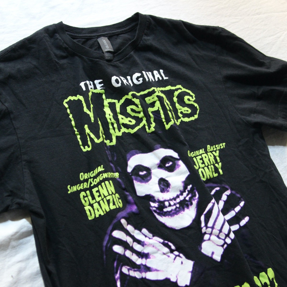 Original Misfits Band Tee Dallas 2022 Concert Merch Glen
