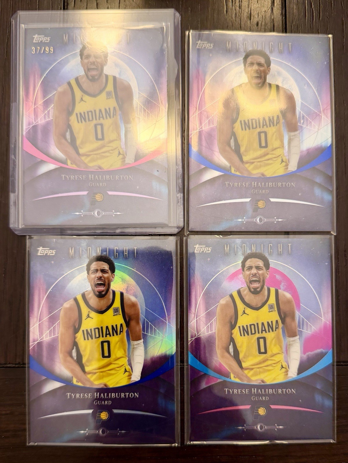 Tyrese Haliburton 2025 Topps Midnight #15 Twilight /99 Price Guide 