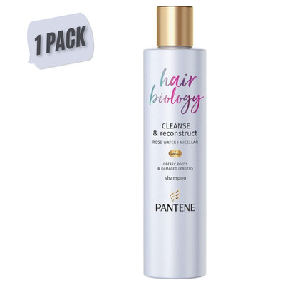 1 x Pantene Cleanse & Reconstruct Shampoo Rosenwasser Mizellen Haarpflege 250ml